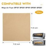 12" Air Fryer Parchment Paper for Ninja, 120PCS