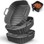 PINTAUR Silicone Air Fryer Liners - 3 Pack