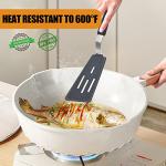 Beijiyi Heat Resistant Silicone Spatula Set - 3 Pieces