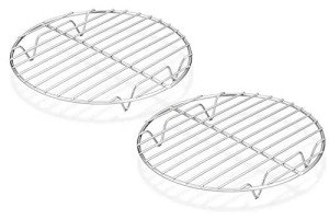 TeamFar Stainless Steel Round Cooling Rack Set