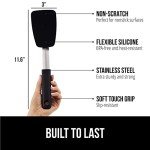 Flexible Silicone Spatula with Grip Handle, 11.6