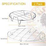 2-Piece Small Stainless Steel Roasting Rack Set