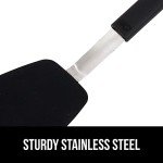 Flexible Silicone Spatula with Grip Handle, 11.6