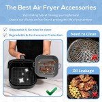 Silicone Air Fryer Liners - Reusable Collapsible Basket