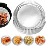 100 Pack Non-Stick Aluminum Foil Air Fryer Liners