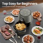 Compact 2.1QT 4-in-1 Air Fryer - Grey
