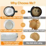 100 Pack Non-Stick Aluminum Foil Air Fryer Liners