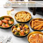 Reusable Aluminum Foil Air Fryer Pans - 20-Pack