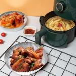 100 Pack Non-Stick Aluminum Foil Air Fryer Liners