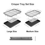 Air Fryer Basket Set with Parchment Paper