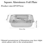 Square Non-Stick Air Fryer Foil Liners - 50PCS