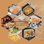 Square Non-Stick Air Fryer Foil Liners - 50PCS