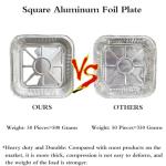 Square Non-Stick Air Fryer Foil Liners - 50PCS