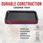 2-in-1 Nonstick Air Fryer Crisper Tray