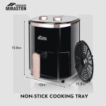 MIRASTON 3.6QT Small Air Fryer with Dial Control