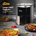 MIRASTON 3.6QT Small Air Fryer with Dial Control