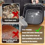 Non-Stick Silicone Liners for Air Fryers - 2 Pcs