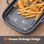 Collapsible Silicone Air Fryer Liners - 2 Pack