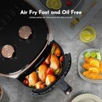 MIRASTON 3.6QT Small Air Fryer with Dial Control