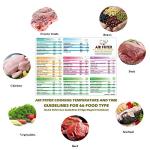 Air Fryer Cooking Times Magnetic Cheat Sheet