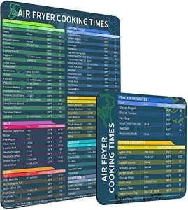 Air Fryer Cheat Sheet Magnet Set for Cooking