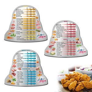 Everacc Air Fryer Cheat Sheet Magnet Set