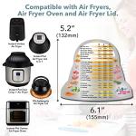 Everacc Air Fryer Cheat Sheet Magnet Set