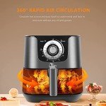 Uten 5.8 Quart Air Fryer - 1700W Oilless Cooker