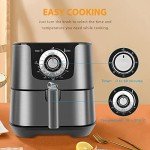 Uten 5.8 Quart Air Fryer - 1700W Oilless Cooker