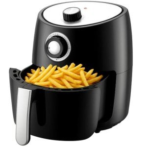 NutriChef 2 Quart Oil-Free Air Fryer - Black