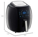 GoWISE USA 5.8QT 8-in-1 Digital Air Fryer