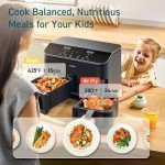 COSORI 9Qt Dual Air Fryer with Double Baskets