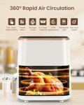 VEWIOR 5.3Qt Smart Air Fryer with Viewing Window