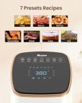 VEWIOR 5.3Qt Smart Air Fryer with Viewing Window