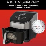 Instant Pot Vortex Plus 6QT Air Fryer, 6-in-1