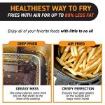 Gourmia 8 Qt XL Digital Air Fryer - 12 Presets