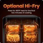 Chefman 6 Qt Dual Basket Air Fryer - Black