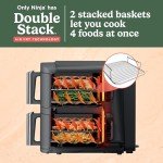 Ninja 10QT DoubleStack Air Fryer with 2 Baskets