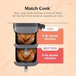 Ninja 10QT DoubleStack Air Fryer with 2 Baskets