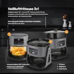 Lauben 3-in-1 Glass Air Fryer 5.5L
