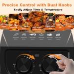 OSTBA 2.5QT Compact Air Fryer with 6 Menus