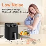 OSTBA 2.5QT Compact Air Fryer with 6 Menus