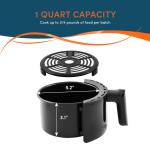 Elite Gourmet 1.1 Qt Compact Air Fryer