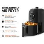 Elite Gourmet 1.1 Qt Compact Air Fryer