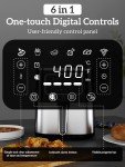Kitchen Elite 5.5QT Digital Air Fryer - 6-in-1