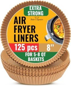 Baker's Signature 125 Pcs Air Fryer Liners - 8