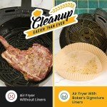 Baker's Signature 125 Pcs Air Fryer Liners - 8