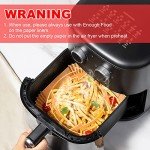 Disposable Air Fryer Paper Liners – 50 Pack