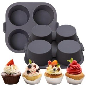 Silicone Muffin Tray for Air Fryers - 4 Cups