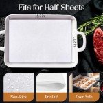 90 Pcs Precut Non-Stick Parchment Paper Sheets